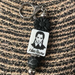 I hate people 😃 Keychain